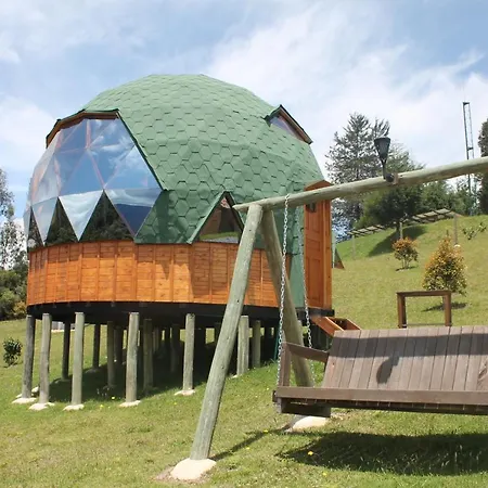 Glamping y Chalet Aventura Park Villa De Leyva La Periquera Exterior foto